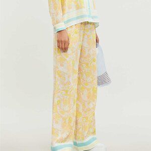 Samsøe & Samsøe “Alessandra” Wide-Leg Pants – Little Italy Print